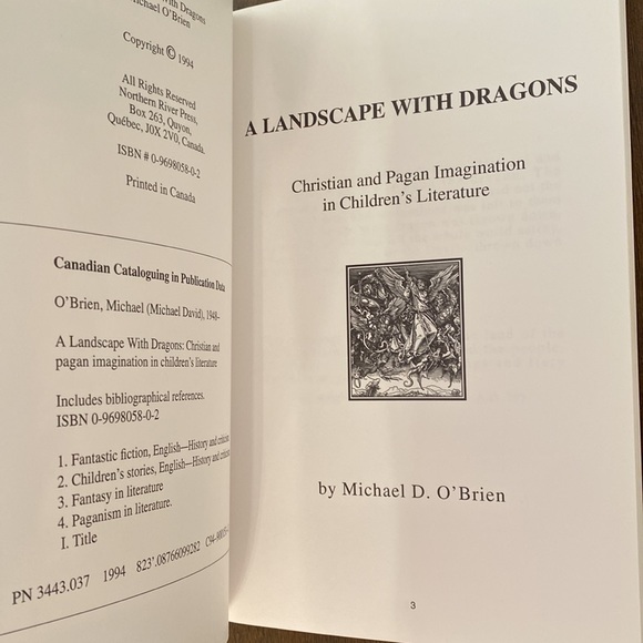 A Landscape with Dragons: Christian & Pagan Imagination in Children's Literature - Picture 2 of 5